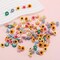 100 pcs sunflower push pins colorful flower thumbtacks for cork boards, bulletin boards, and photo walls